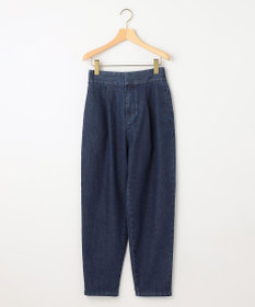 組曲 ライトデニム テーパードクロップドパンツ