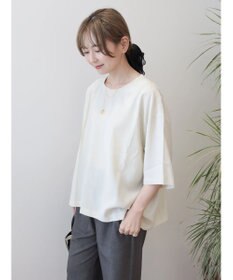 AMERICAN HOLIC 接触冷感　衿リブブラウソー