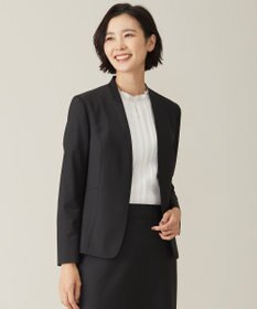 J.PRESS LADIES S 【セットアップ対応】BAHARIYE SOLID ノーカラー ジャケット