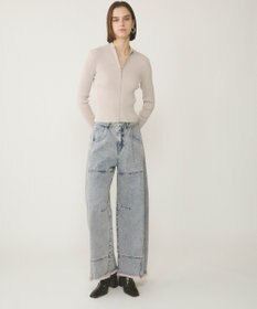 GRACE CONTINENTAL ライン切替デニムパンツ