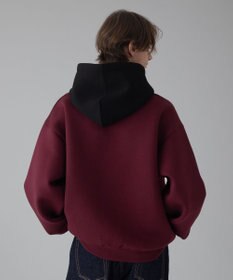 WEGO 【ユニセックス着用ITEM/MLサイズ展開】ワンポイントバイカラープルパーカー