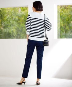 自由区 L 【WEB限定カラーあり・洗える】ドライコットンハイゲージプルオーバー ニット