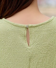 Tiaclasse 【洗える】ボリューム袖ジャガードプルオーバー