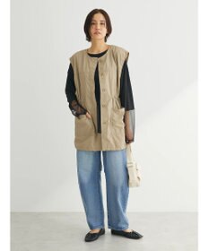 Green Parks ノーカラーミリタリーベスト