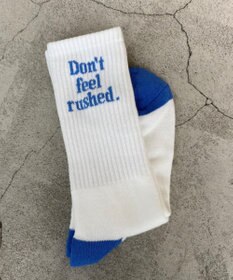 WEGO カラーロゴリブソックス