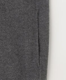 JOSEPH ABBOUD MOUNTAIN 【WEB限定・SPACE/チクチクしない/イージーケア/3シーズン対応】 SNOWYハイネック ジップカーディガン