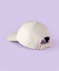 TOCCA 【UV90%以上カット・吸水速乾・接触冷感・抗菌防臭・洗える・サイズ調整可・リボン取り外し可】LOGO RIBBON CAP キャップ