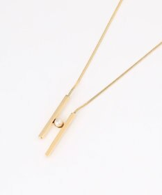 自由区 ダブルメタルバー ネックレス