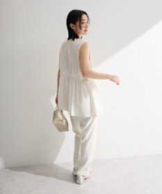 Green Parks ウエストシャーリングブラウス