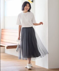 ANY 【接触冷感/UVケア】マルチファンクションモックネックTシャツ