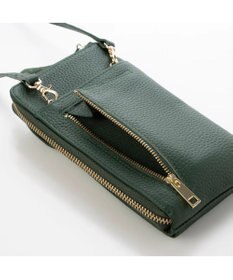 UNBILLION ペルケ perche / 牛革シュリンクタイプモバイルウォレットショルダー　旧8660