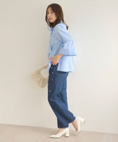 Feroux ランダムパールデニム パンツ