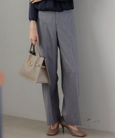 23区 【セットアップ対応】ラフィーネウール ワイドパンツ