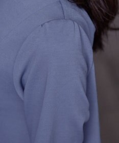 Tiaclasse 【洗える】キーネックバックツイストポンチチュニックブラウス