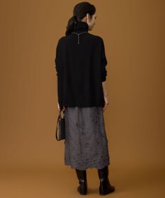 自由区 S ウォームレーヨンストレッチハイネック ニット