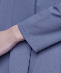 Tiaclasse 【洗える】キーネックバックツイストポンチチュニックブラウス