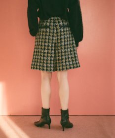GRACE CONTINENTAL シャイニーツイードハーフパンツ