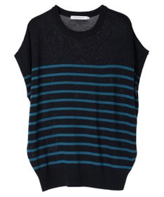 AMERICAN HOLIC 接触冷感フレンチスリーブニットプルオーバー