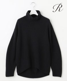 23区 S 【R(アール)】マイクロンメリノウール スタンドネック ニット