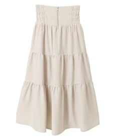 Green Parks ・ELENCARE DUE リネンライクティアードスカート
