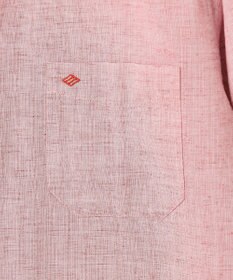 JOSEPH ABBOUD 【サステイナブル・７分袖】リヨセルリネンシャンブレー シャツ