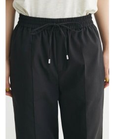 Green Parks 綿麻混イージーワイドパンツ