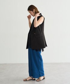 YECCA VECCA ドライタッチ金釦テーラードジレ