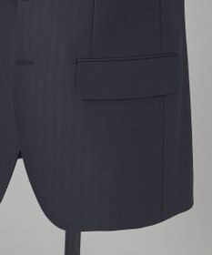 GOTAIRIKU 希少/五大陸限定【御幸毛織】コンパクトヤーン×SUPER120'sWOOL　グレー（ペーパープレス加工）