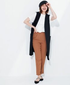 UNFILO 【ストレッチ/洗える】出会えるパンツ テーパード