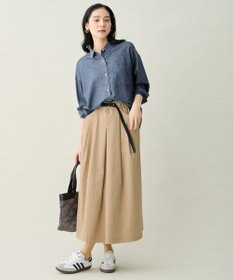 ANY L シアーデニムオーバーシャツ