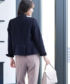 Tiaclasse L 【ダブルクロス】ノーカラージャケット