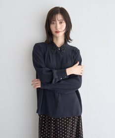 YECCA VECCA 2wayレース襟ブラウス