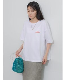 Te chichi 胸刺繍&バックプリントBIGTシャツ