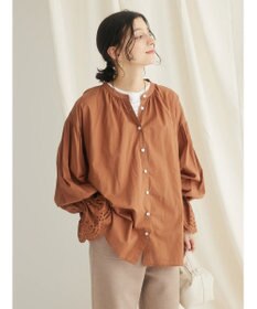 CRAFT STANDARD BOUTIQUE スカラレース袖ブラウス