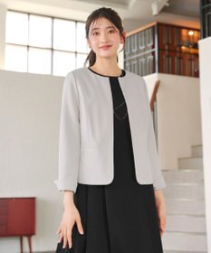 Tiaclasse L 【ダブルクロス】ノーカラージャケット