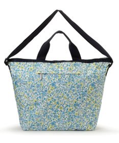 LeSportsac DELUXE EASY CARRY TOTE/タペストリーフラワーブルー