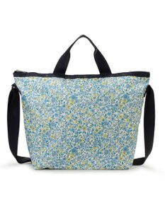 LeSportsac DELUXE EASY CARRY TOTE/タペストリーフラワーブルー