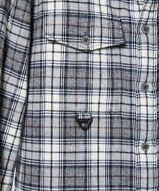 JOSEPH ABBOUD MOUNTAIN オーガニックラフィーネル ボアインナー シャツ