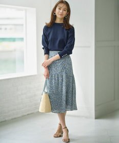 組曲 L 【WEB限定】コットンポリエステル リラクシーニット