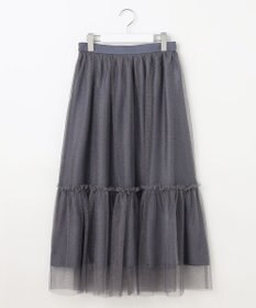 Feroux 【洗える】ラメチュール スカート