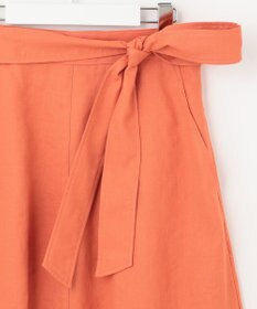 自由区 【接触冷感/セットアップ着用可】トリアセテートツイル フレアスカート