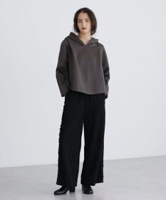 Green Parks ■ESCAR リボンコード刺繍フーディ