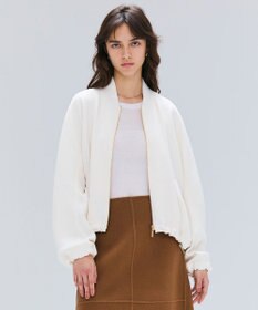 BEIGE， 【洗える】POMONA / ゴールドジップライトブルゾン