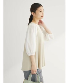 Green Parks ベスト風ドッキングニットプルオーバー