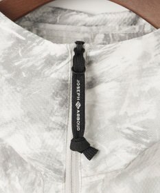 JOSEPH ABBOUD MOUNTAIN 【ストレッチ/軽量/ECO撥水/ポケッタブル】エンボスストレッチ パーカー