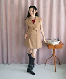 earth music&ecology ショートジレンチ