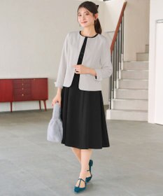 Tiaclasse L 【ダブルクロス】ノーカラージャケット