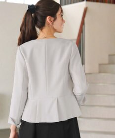 Tiaclasse L 【ダブルクロス】ノーカラージャケット