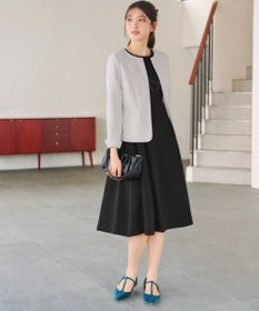 Tiaclasse L 【ダブルクロス】ノーカラージャケット