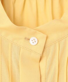 組曲 【洗える】ナチュラルローンギャザーフレア ブラウス